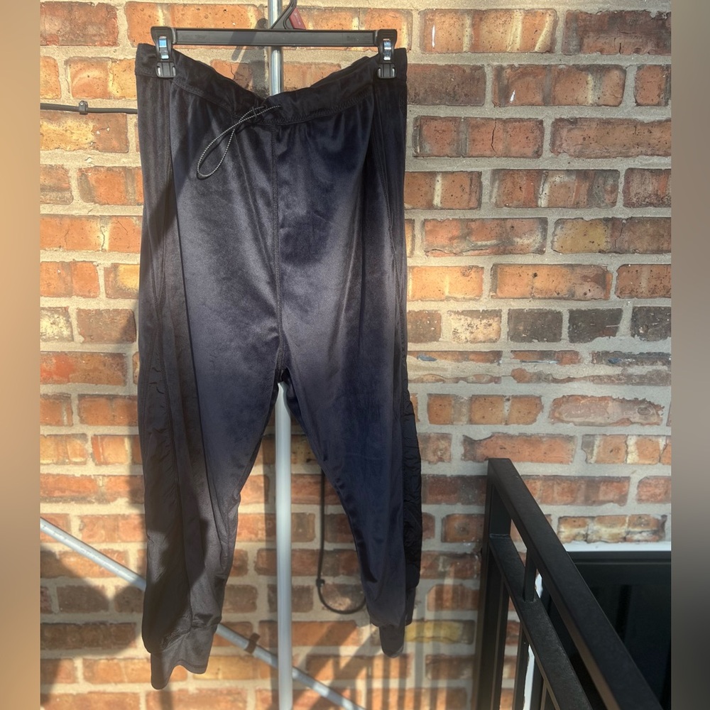 Free people black suede joggers. Size medium